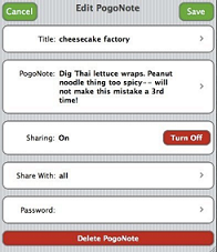 Apple iPhone PogoNotes