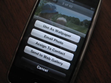 iPhone Web Gallery Update