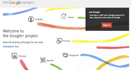 Google+ Social Networking Site Project